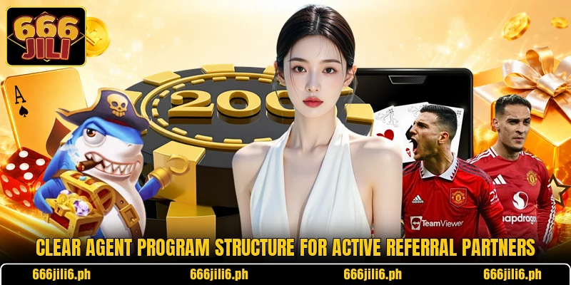Clear agent program structure for active referral partners Clear agent program structure for active referral partners