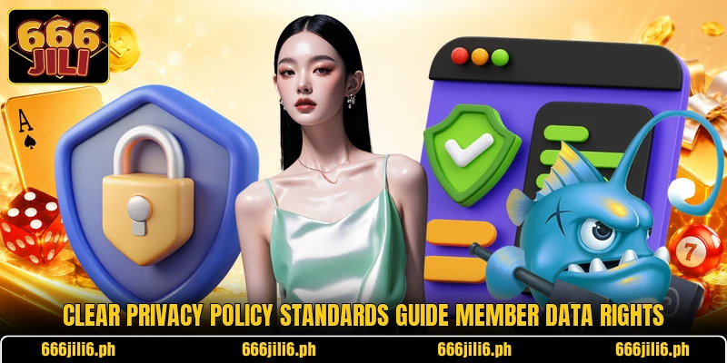 Clear privacy policy standards guide member data rights