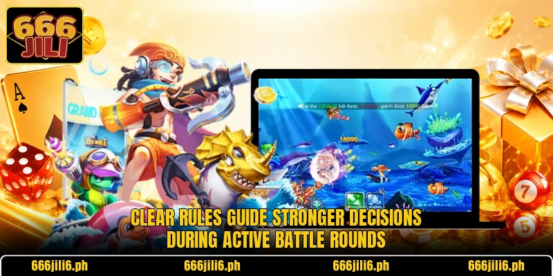 Clear rules guide stronger decisions during active battle rounds Clear rules guide stronger decisions during active battle rounds