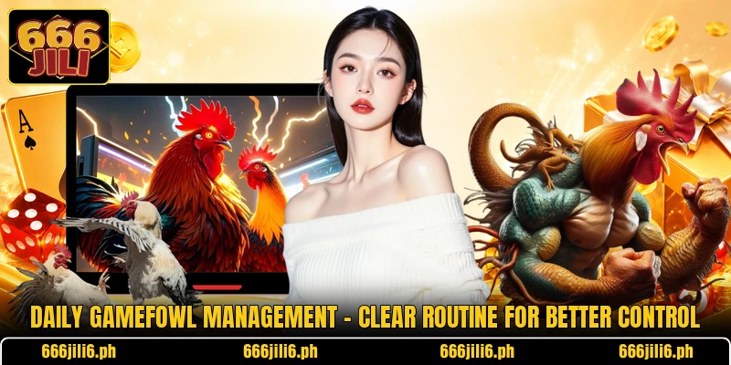 Daily Gamefowl Management - Clear Routine For Better Control Daily Gamefowl Management - Clear Routine For Better Control
