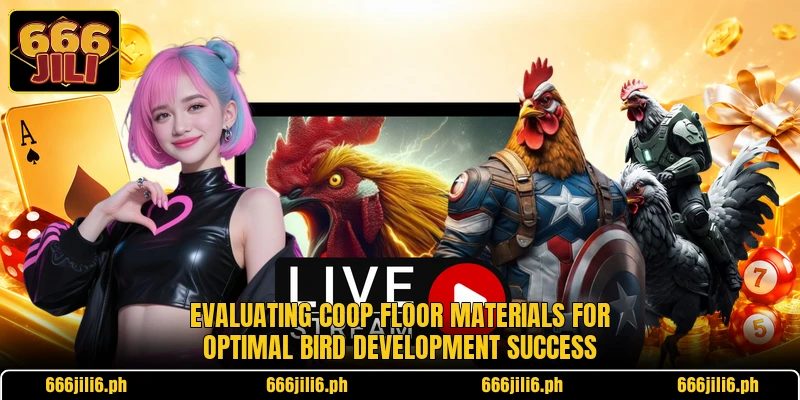 Evaluating coop floor materials for optimal bird development success Evaluating coop floor materials for optimal bird development success