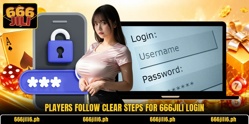 Players follow clear steps for 666jili login Players follow clear steps for 666jili login