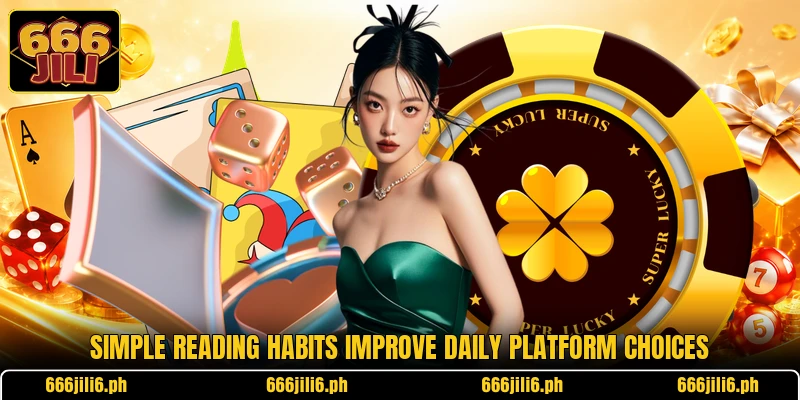 Simple reading habits improve daily platform choices Simple reading habits improve daily platform choices