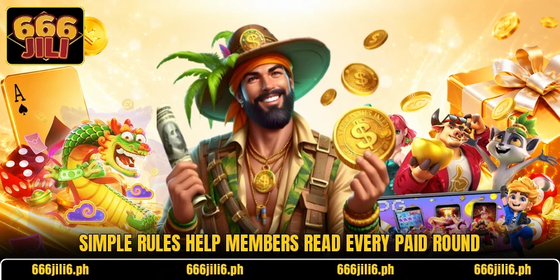 Simple rules help members read every paid round Simple rules help members read every paid round