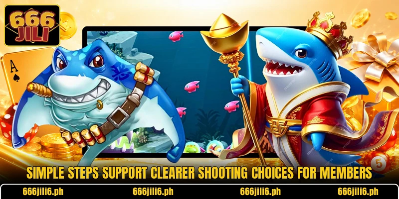 Simple steps support clearer shooting choices for members Simple steps support clearer shooting choices for members